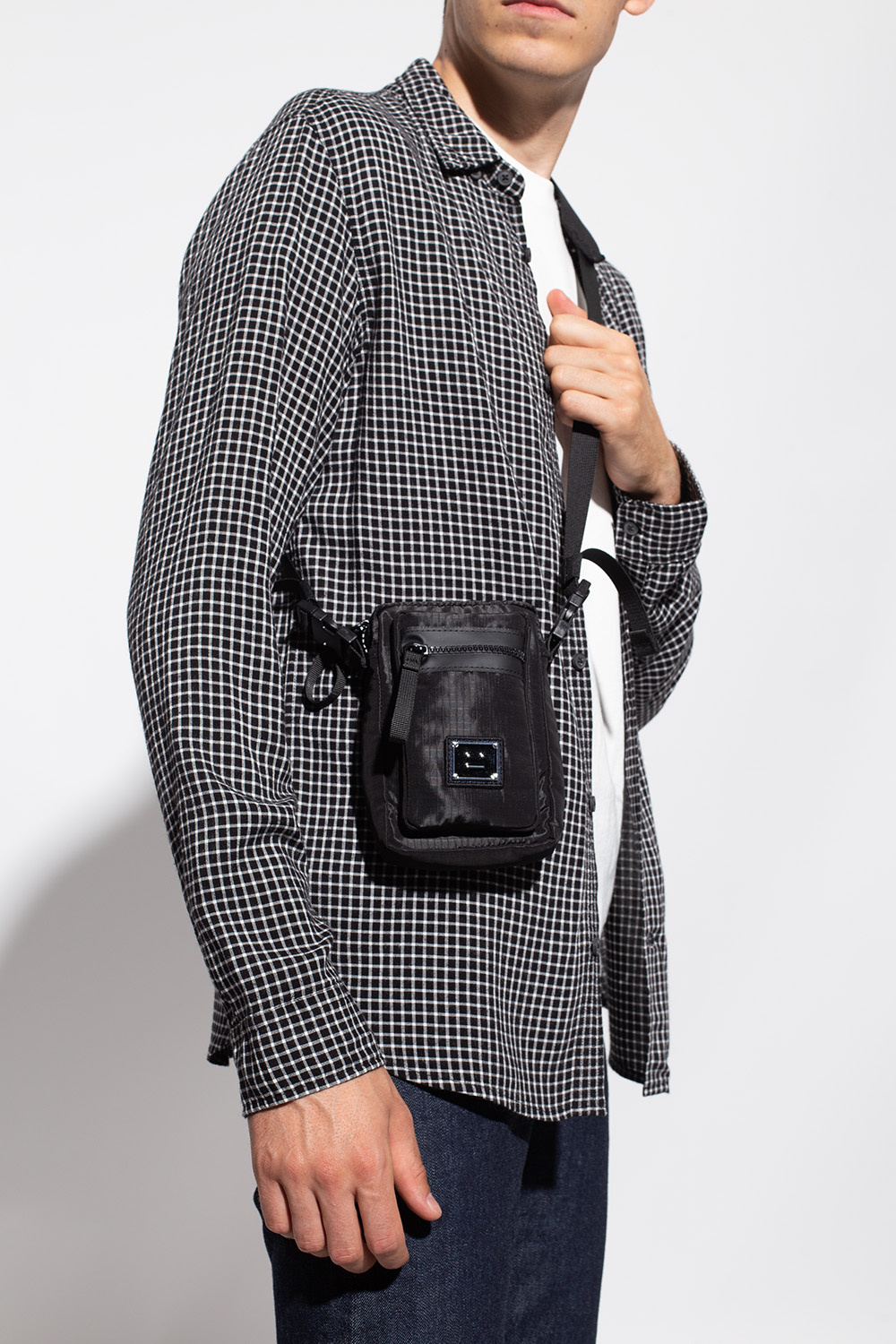Shoulder usb bag with logo Acne Studios